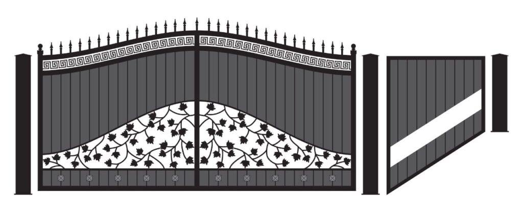 Metal Gates Fence